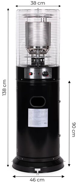 VESUV 11 kW kerti gázos hősugárzó