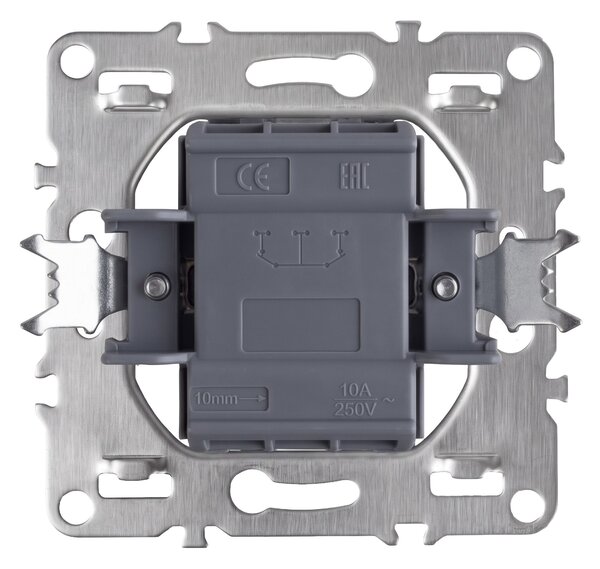 Egypólusú Kapcsoló Kerettel OSTE JNH006-W BEIGE