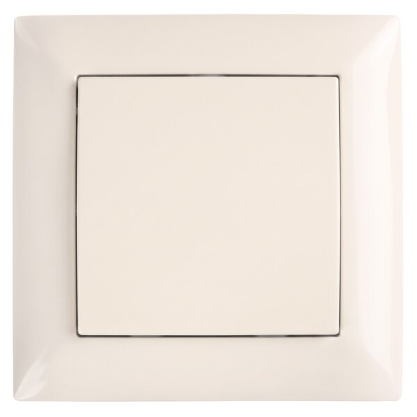 Egypólusú Kapcsoló Kerettel OSTE JNH006-W BEIGE