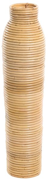 Dekor váza PREMANA Rattan 55 cm Természetes