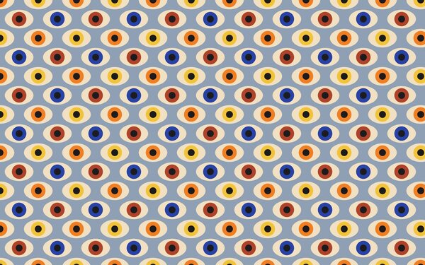 Fotótapéta Színes szemek mintája, Geometriai fotótapéta, Népszerű fotótapéta, u51618v3 - Tapeko.hu