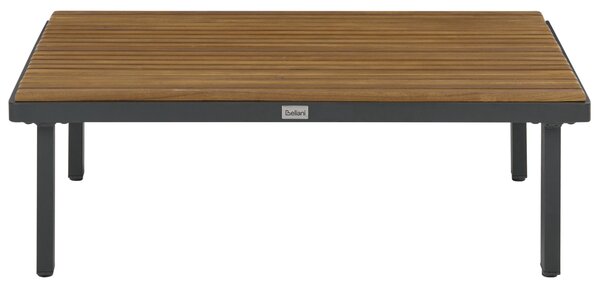 Kerti dohányzóasztal FIVIZZANO 70 cm 90 cm Akácfa Sötétszürke