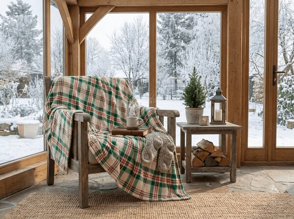 Mikroplüss takaró WINTER PLAID, színes Méret: 150 x 200 cm