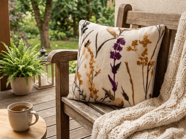 Kétoldalas párnahuzat DUO SENSE MEADOWA 45x45 cm mikroplüss/flanel, színes