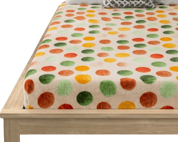Mikroplüss lepedő DOTELLA 200x200 cm színes