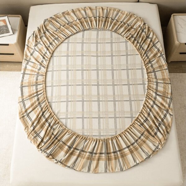 Mikroplüss lepedő PLAID 90x200 cm krém színű
