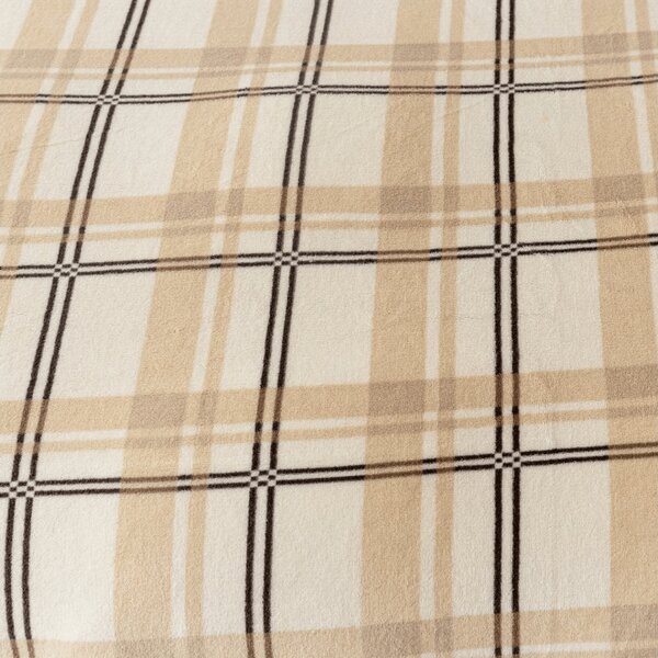Mikroplüss lepedő PLAID 160x200 cm krémszínű