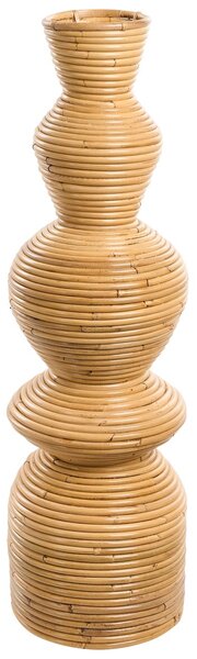 Dekor váza NUORO Rattan 70 cm Természetes