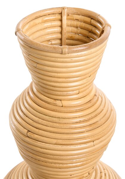 Dekor váza NUORO Rattan 70 cm Természetes