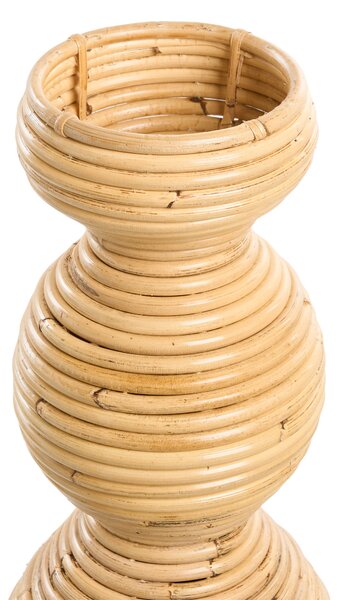 Dekor váza GERACE Rattan 70 cm Természetes