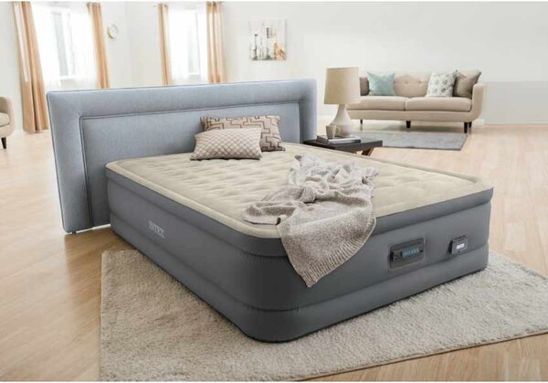 INTEX PremAire II felfújható luxus vendégágy, 152 x 203 x 46cm (64926)