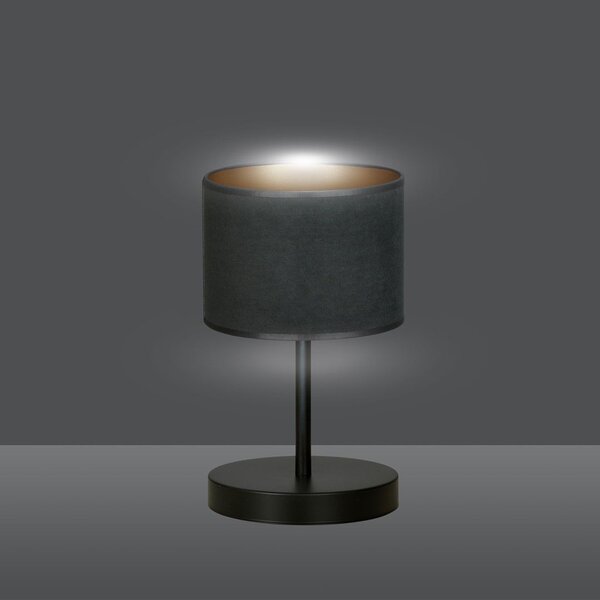 Emibig modern asztali lámpa hilde fekete emi1054/ln1