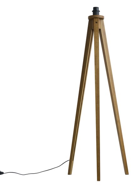 Rusztikus állólámpa állvány vintage fa - Tripod Classic