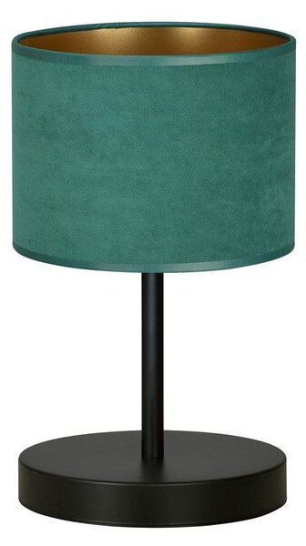 Emibig modern asztali lámpa hilde fekete zöld emi1051/ln1