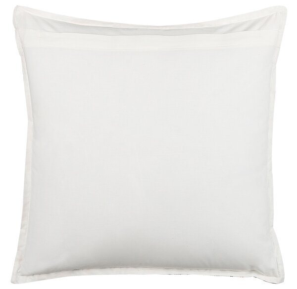 2 db díszpárna MEADIA Pamut 45 x 45 cm Piros Virágmintás