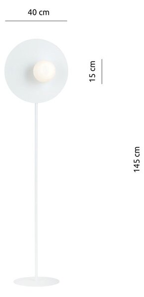 Emibig modern állólámpa oslo fehér emi1189/lp