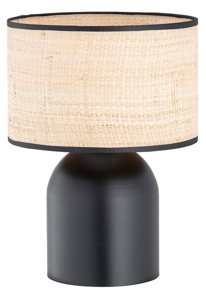 Emibig modern asztali lámpa aspen bézs fekete emi1324/ln1