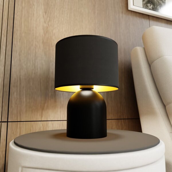 Emibig modern asztali lámpa aspen fekete arany emi1323/ln1