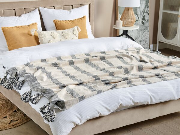 Takaró CAYIR Pamut 130 x 170 cm Bézs