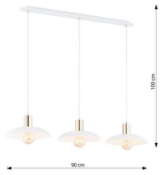 Emibig modern függeszték spirit fehér emi1321/3