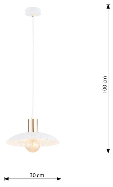 Emibig modern függeszték spirit fehér emi1321/1