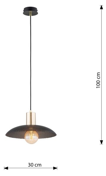 Emibig modern függeszték spirit fekete emi1320/1
