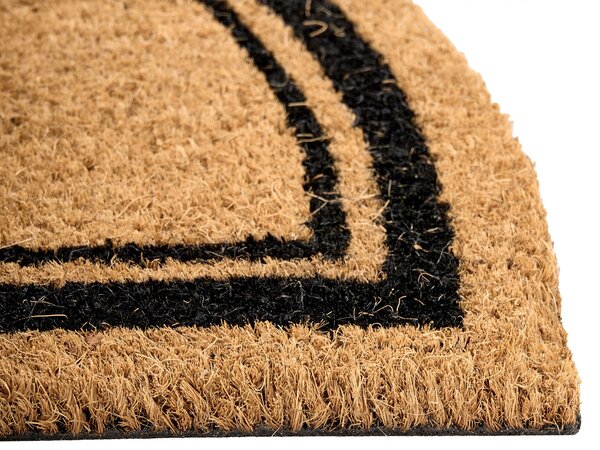Lábtörlő DALAHICAN Természetes 45 x 75 cm Szív Kókuszrost