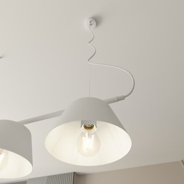 Emibig modern függeszték gelato fehér emi1338/3