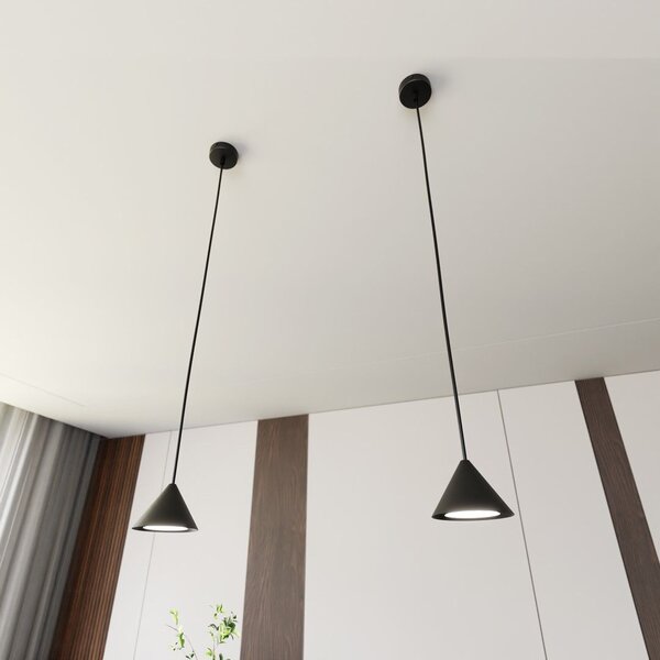 Emibig modern függeszték elit fekete arany emi1330/1