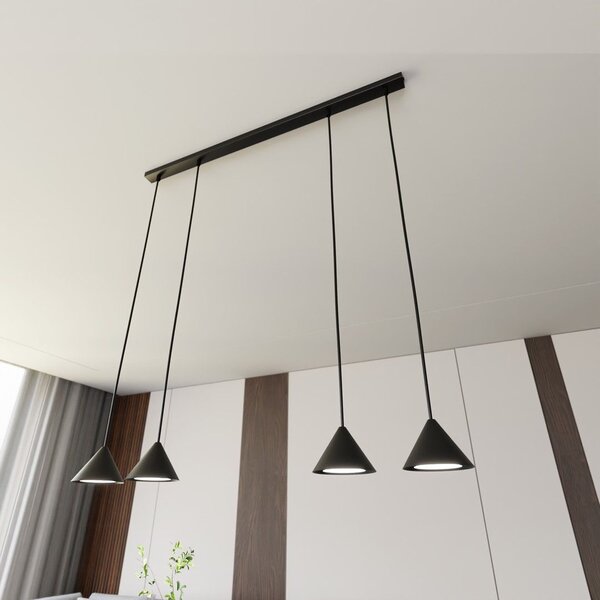Emibig modern függeszték elit fekete arany emi1330/4