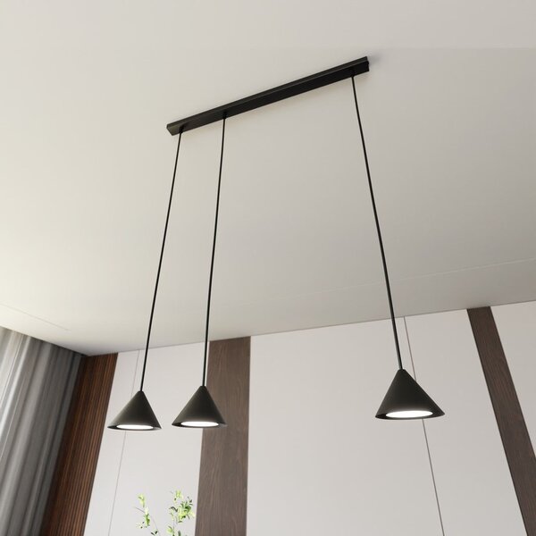 Emibig modern függeszték elit fekete arany emi1330/3
