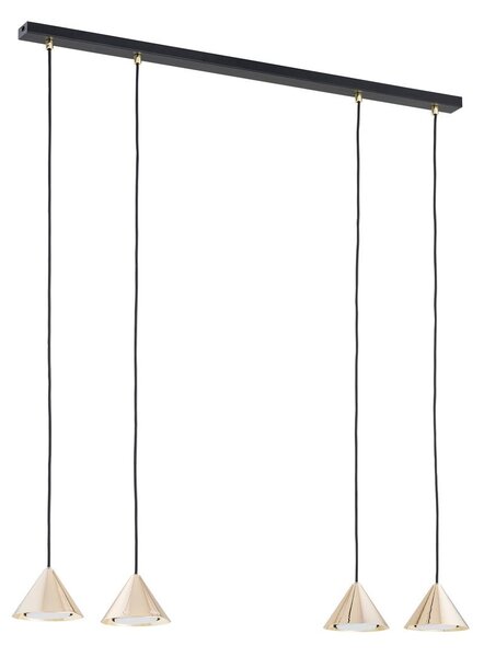 Emibig modern függeszték elit fekete arany emi1329/4