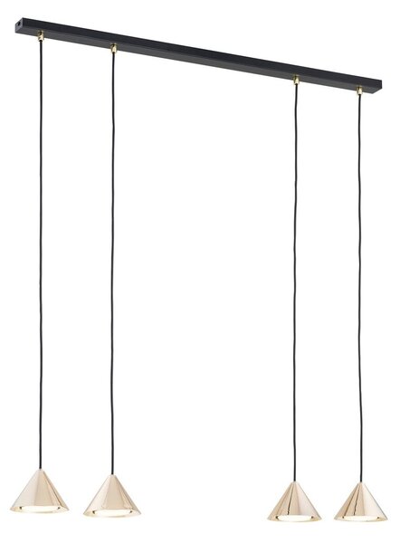 Emibig modern függeszték elit fekete arany emi1329/4