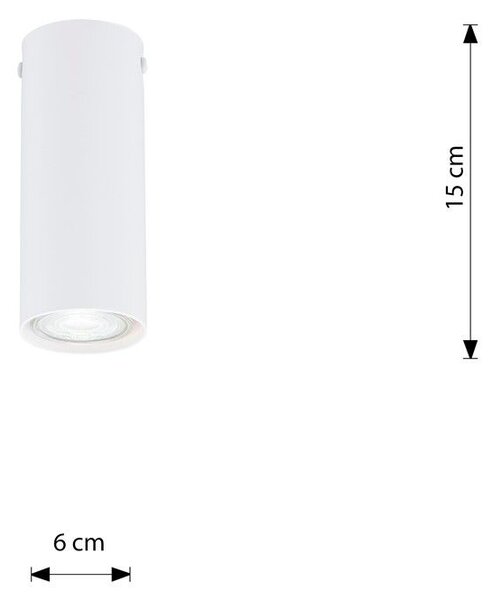 Emibig modern spot lámpa tecno fehér emi1317/1s
