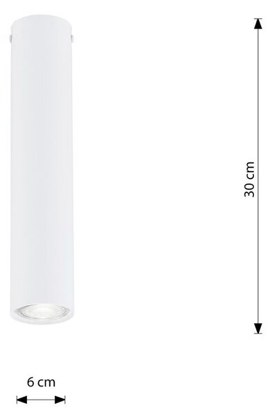 Emibig modern spot lámpa tecno fehér emi1317/1m