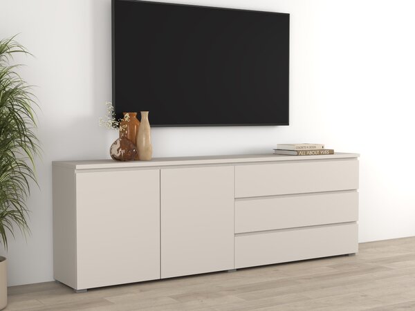 Komód Baletu 107, Laminált forgácslap, 68x200x35cm, Kasmír