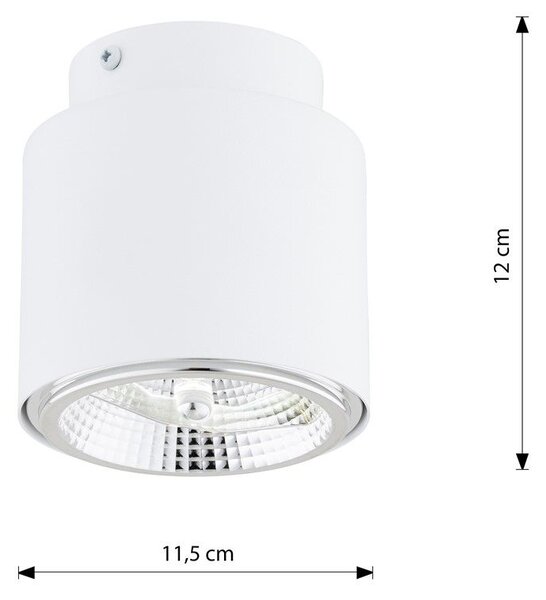 Emibig modern spot lámpa nano fehér emi1311/1