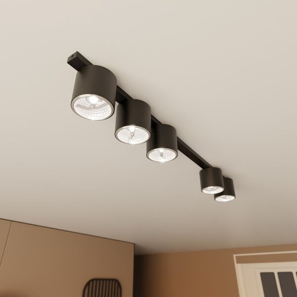 Emibig modern mennyezeti lámpa nano fekete emi1310/5