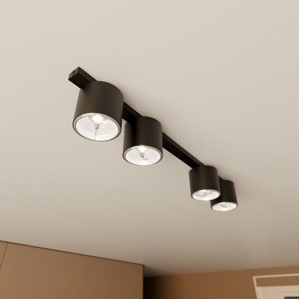 Emibig modern mennyezeti lámpa nano fekete emi1310/4