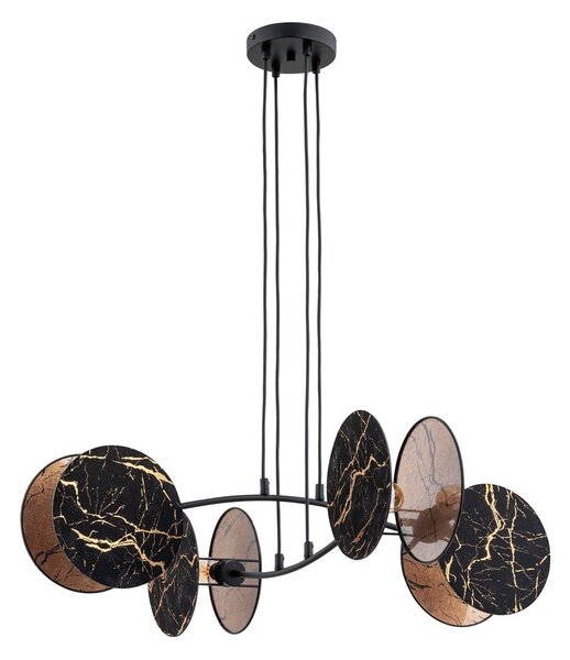 Emibig modern függeszték motif fekete arany emi1327/4
