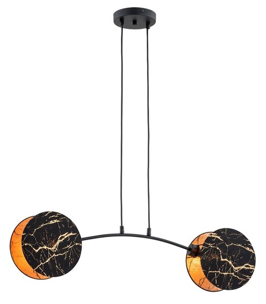 Emibig modern függeszték motif fekete arany emi1327/2