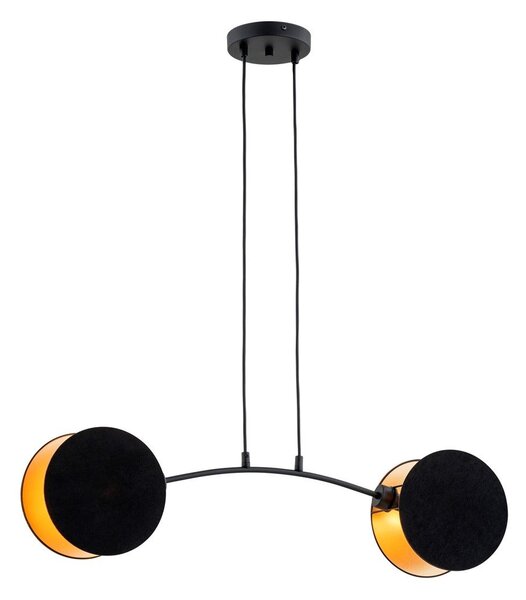 Emibig modern függeszték motif fekete arany emi1325/2