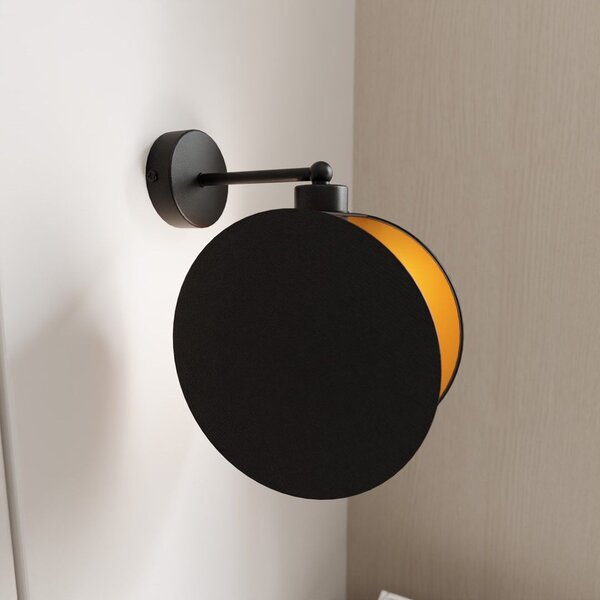 Emibig modern függeszték motif fekete arany emi1325/k1