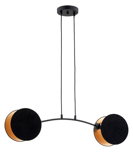 Emibig modern függeszték motif fekete arany emi1325/2