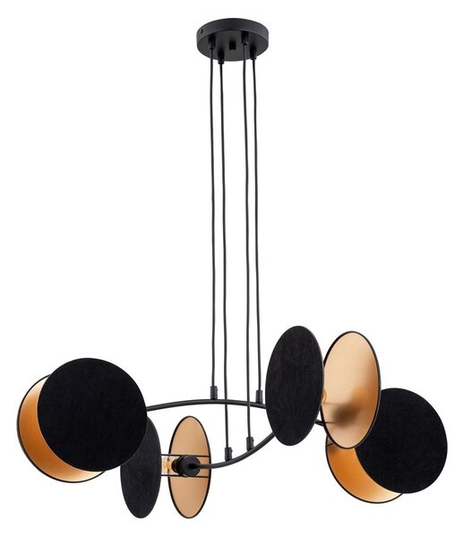 Emibig modern függeszték motif fekete arany emi1325/4