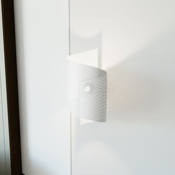 Emibig modern fali lámpa spiral fehér emi1360/1