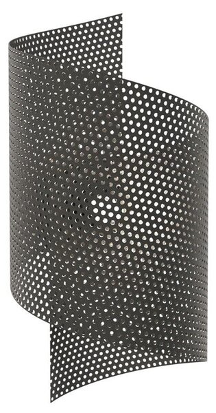 Emibig modern fali lámpa spiral fekete emi1357/1