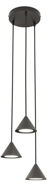 Emibig modern függeszték elit fekete emi1330/3prem