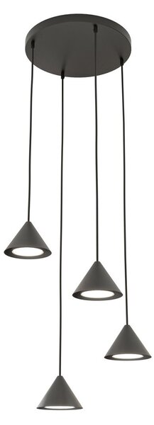 Emibig modern függeszték elit fekete emi1330/4prem
