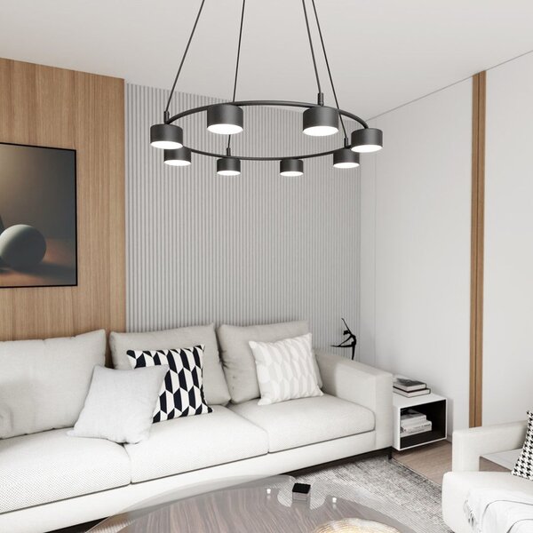 Emibig modern függeszték starlit fekete emi1372/8